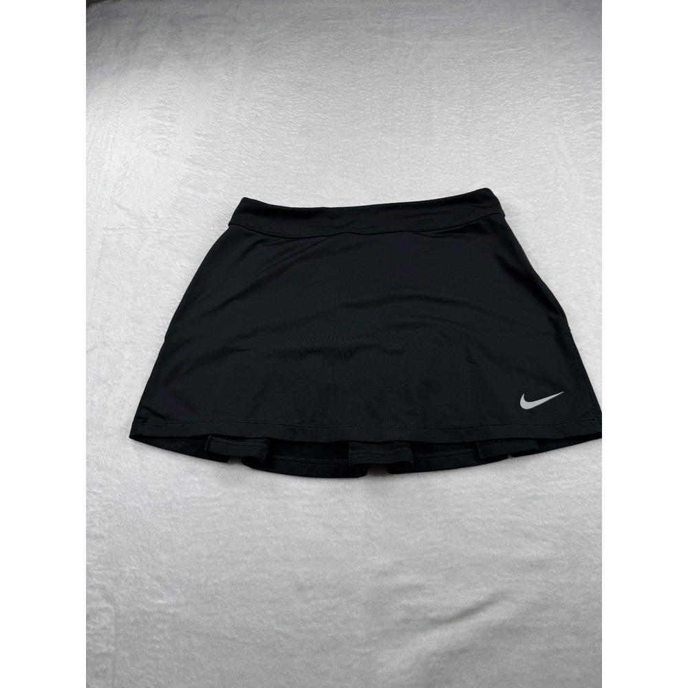 Nike Golf Tour Performance Knit Dri-Fit Skort Women's Small Black Active Workout